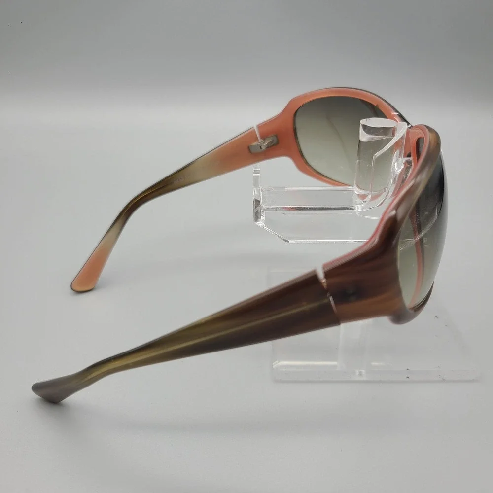 Oliver Peoples Kali Sunglasses Brown Peach Woodgrain Butterfly 64 15 110 OTPI